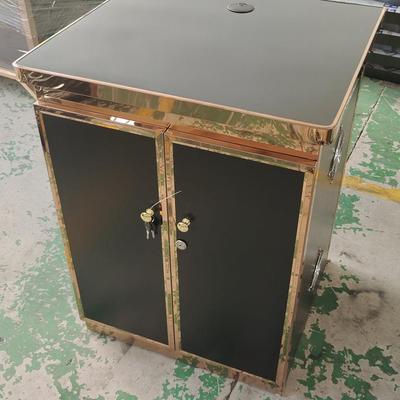 新款KTV不锈钢欧式点歌柜子音响功放监控服务器设备网络机箱机柜