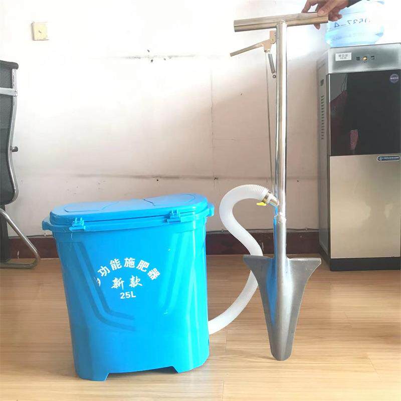 果树土下施肥追肥器硬地尖头果树施肥铲农用干粉颗粒施肥点肥器