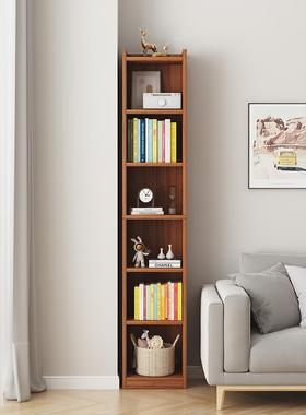 2I书架置物架落地柜子储物柜简易书柜小书架客厅多层收纳夹缝储物