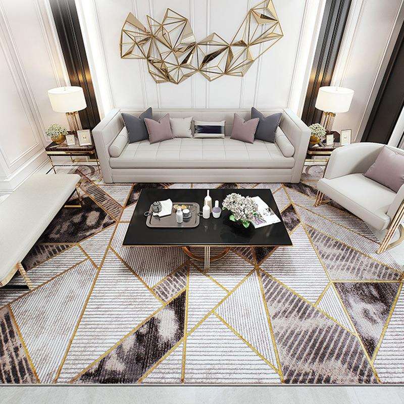 轻奢高级感客厅地毯易打理沙发茶几毯卧室床前毯地垫直销包邮