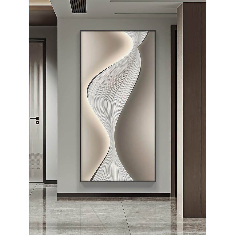 入户玄关装饰画抽象免打孔过道画现代简约走廊挂画2023新款艺术画