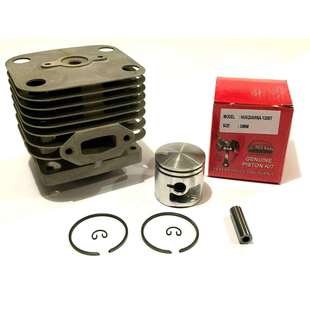 Husqvarna130胡斯华纳汽油锯38MM汽缸总成cylinder富世华缸体套件