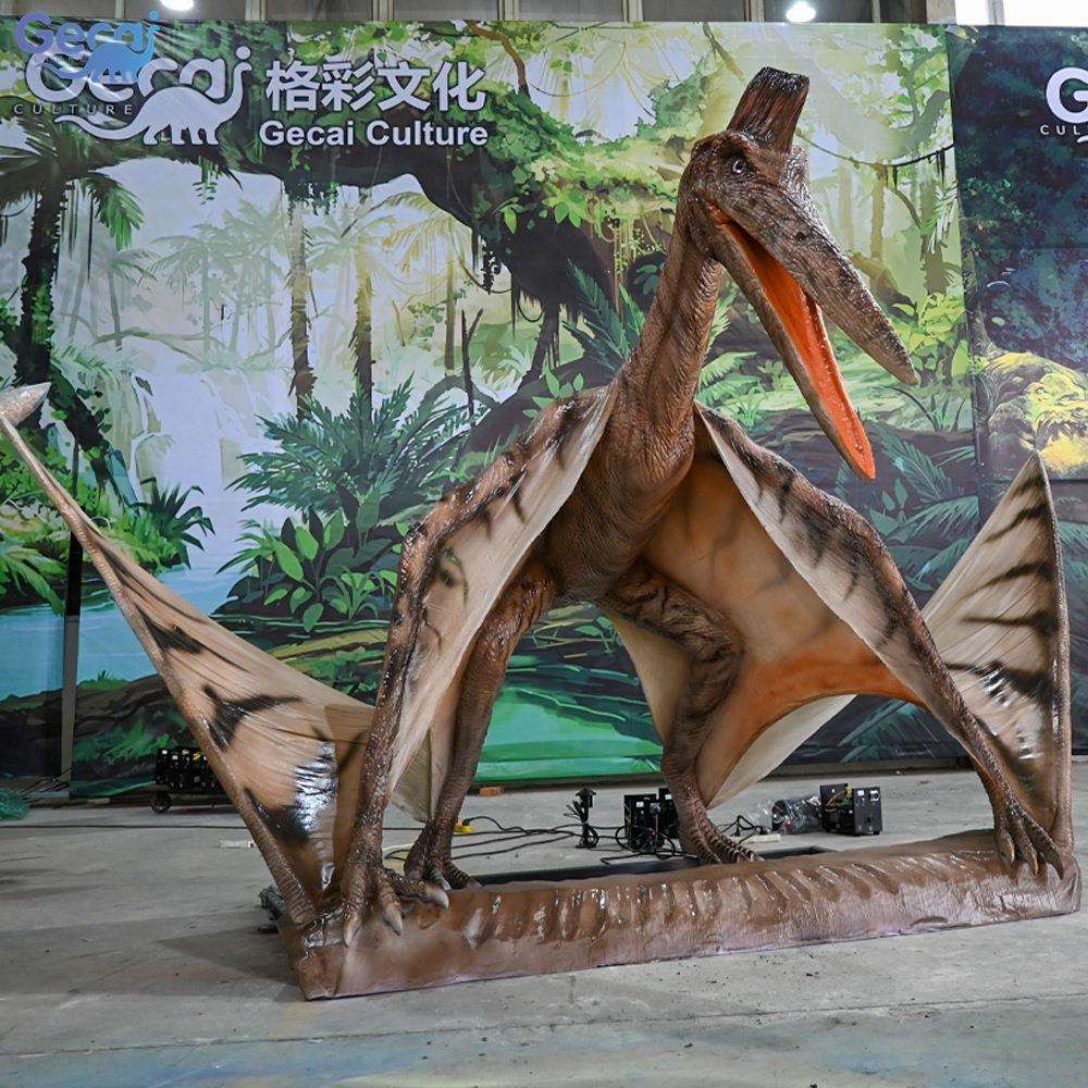 大型仿真恐龙模型恐龙乐园户外景观园林展览引流翼龙电动制作