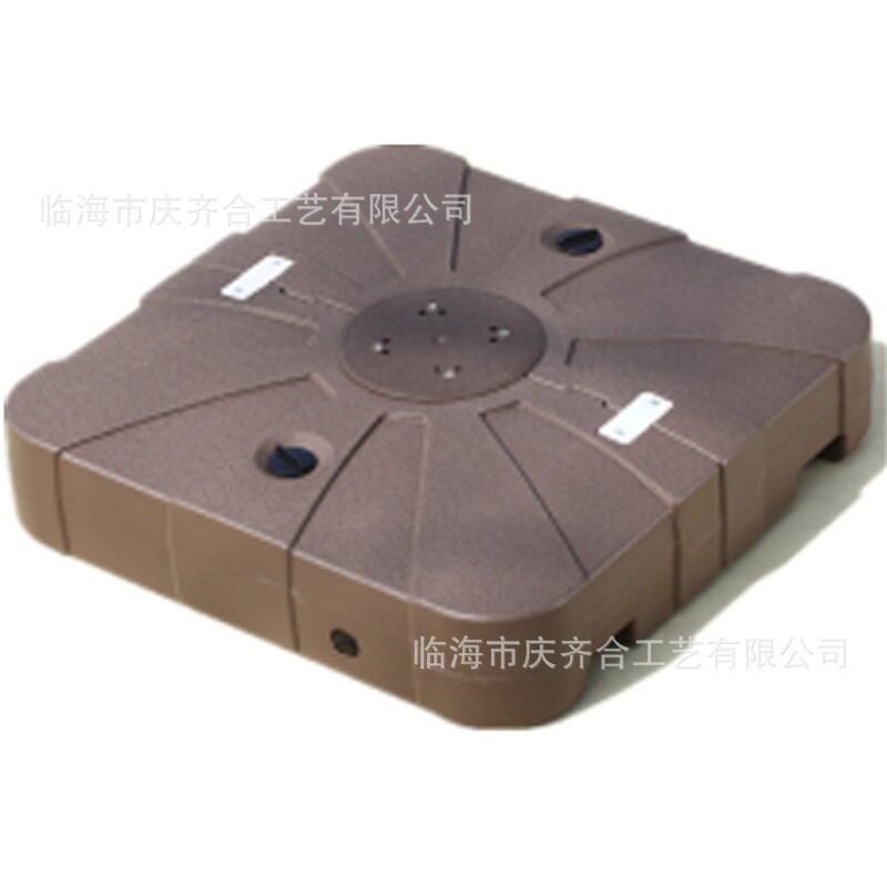 香槟色100LHDPE二合一大罗马伞底座户外伞配件批发销售