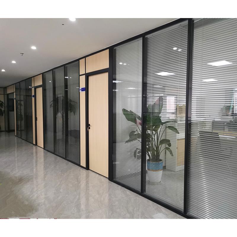 办公室玻璃隔断写字楼办公楼高隔断商业办公隔断墙卫生间隔断