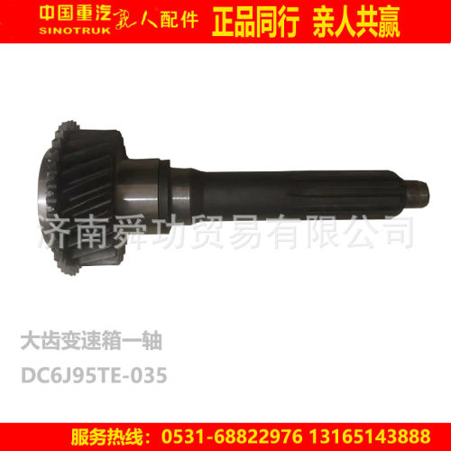 DC6J95TE-035变速箱一轴豪瀚