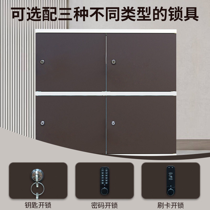 密码柜锁刷卡储物柜金属家具拼装柜指纹收纳健身场所适用柜智能