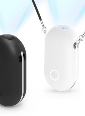 新款随身颈挂式空气净化器USB充电迷你负离子除粉尘异味便携净化