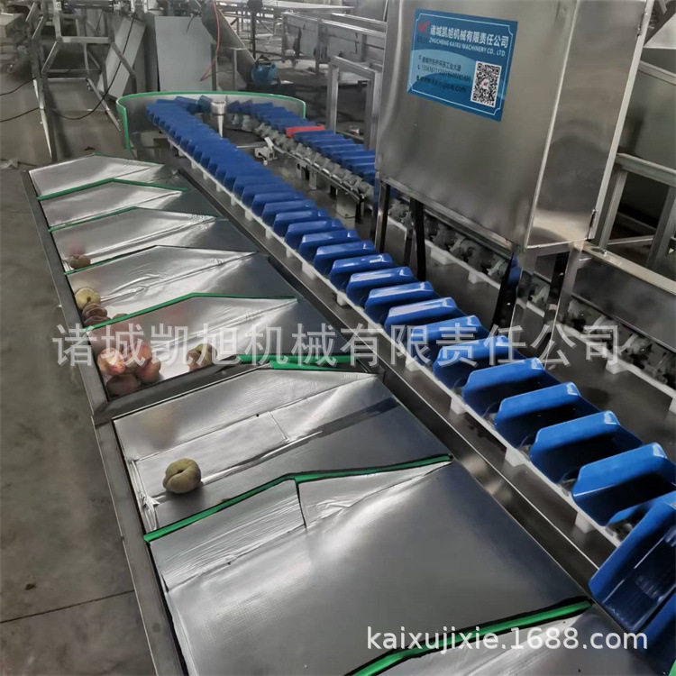 小型水果选果机果蔬自动称重分选机芒果桃子重量分级设备厂家