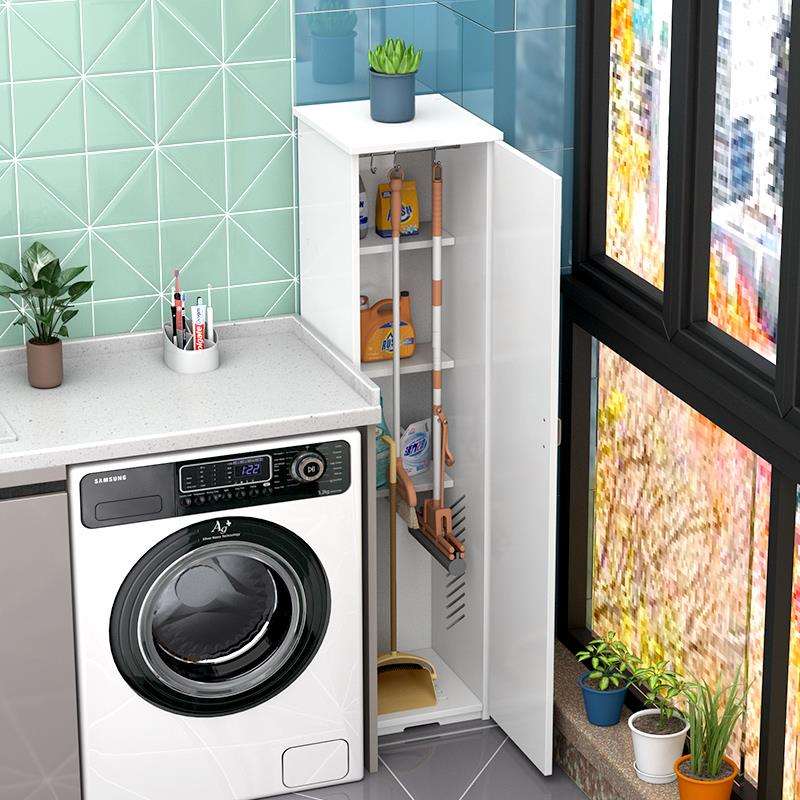 A12清洁工具收纳柜阳台柜学校杂物柜洗手间卫生家用清洁用具家政