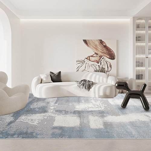 威尔顿机织家用客厅地毯地垫防滑装饰现代简约民宿风抗疲劳地毯垫