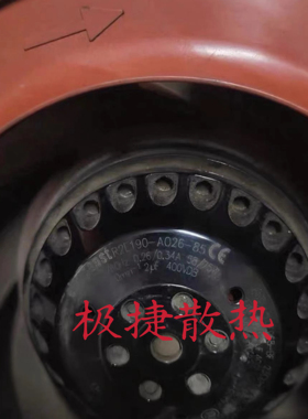 R2E190-AO26-85-76-09-05 230V80W 红色原装正品德国进口离心风机