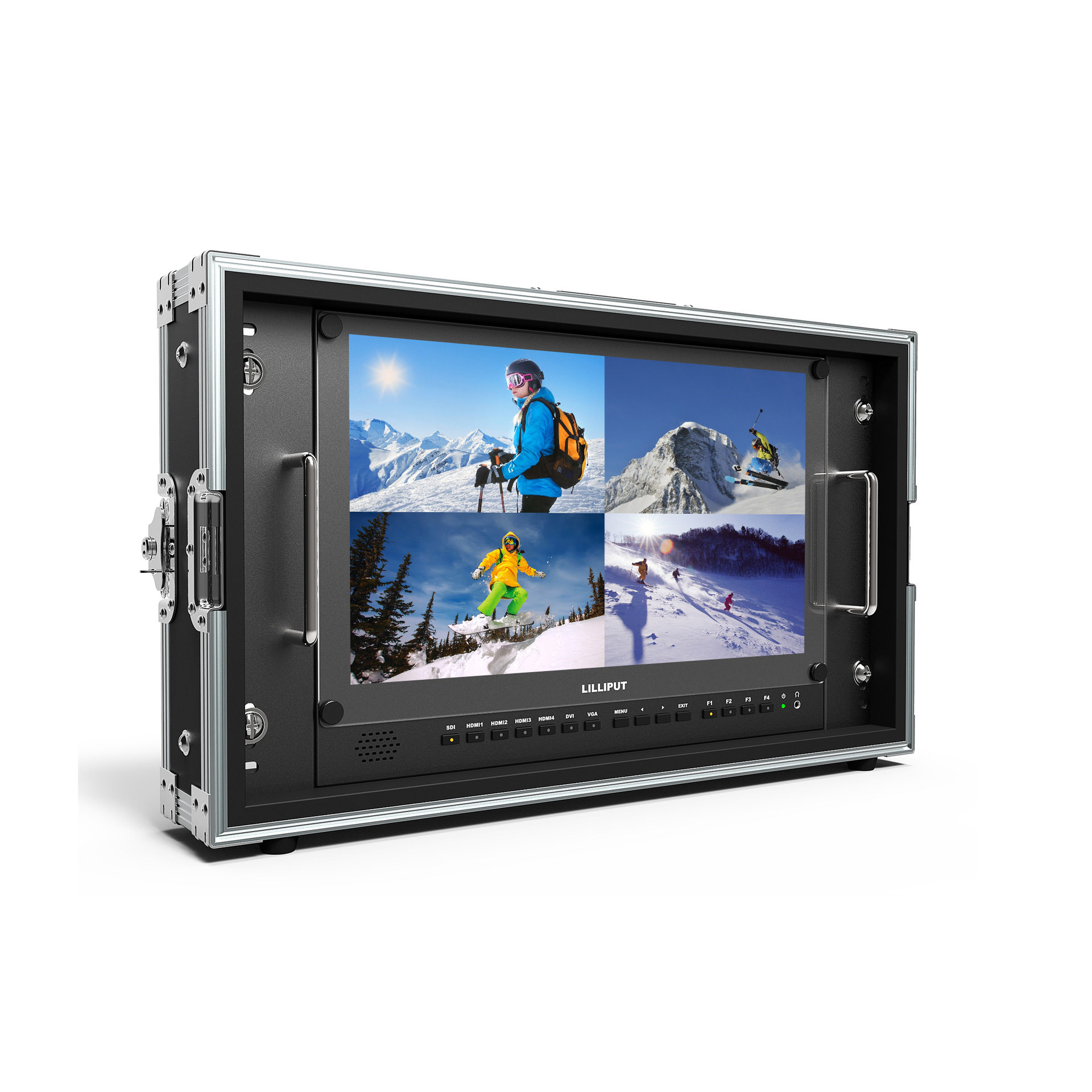利利普15.6寸4K导演监视器四画面/HDMI2.0/3G-SDIBM150-4KS