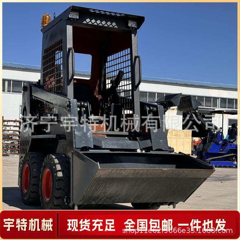 滑移式装载机搬运小铲车煤矿用井下巷道可遥控履带式推土车