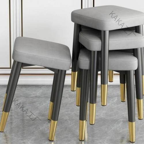 LCP1凳子家用可摞叠放板凳网红轻奢餐桌凳现代简约客椅子方凳