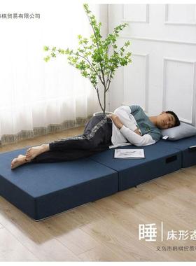 可折叠小沙发床榻榻米床两用单人双人卧室家用懒人床小户型网红款