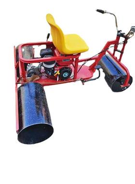 农用汽油压地机大棚苗压实机土壤压平机小麦平地压地机蔬菜大姜