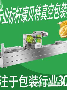全自动连续拉伸膜封口机麻辣海鲜真空包装机嘉兴粽子真空包装机