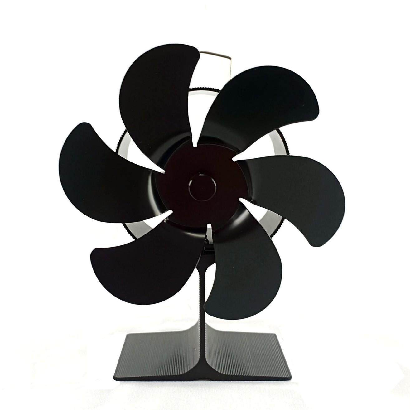 壁炉风扇单头花大工字6叶Φ152热动力风扇生态木壁炉加热炉灶热风