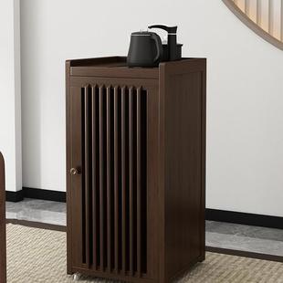 可移动茶台茶柜茶车烧水壶一体茶具干泡小茶桌带轮边柜水桶茶水柜