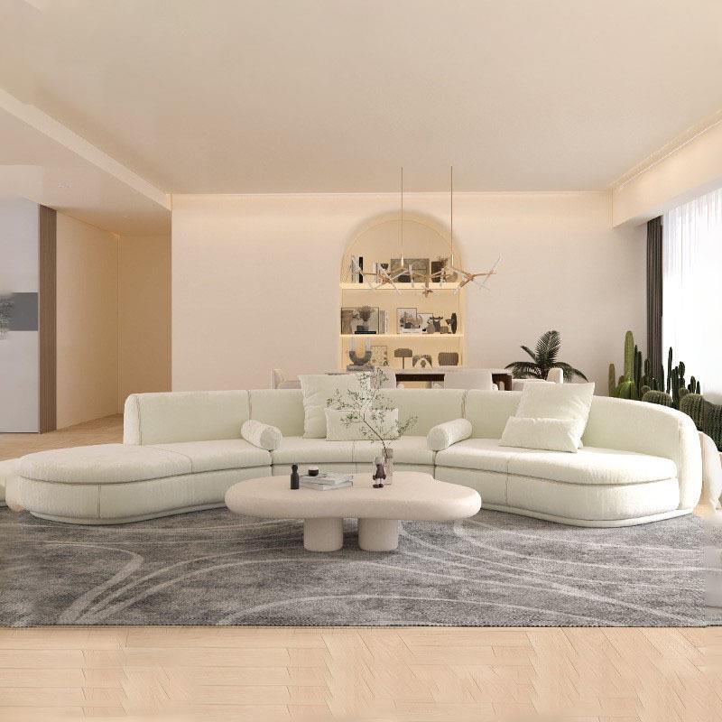 意式极简设计师沙发baxter弧形布艺沙发大户型别墅大平层客厅组合