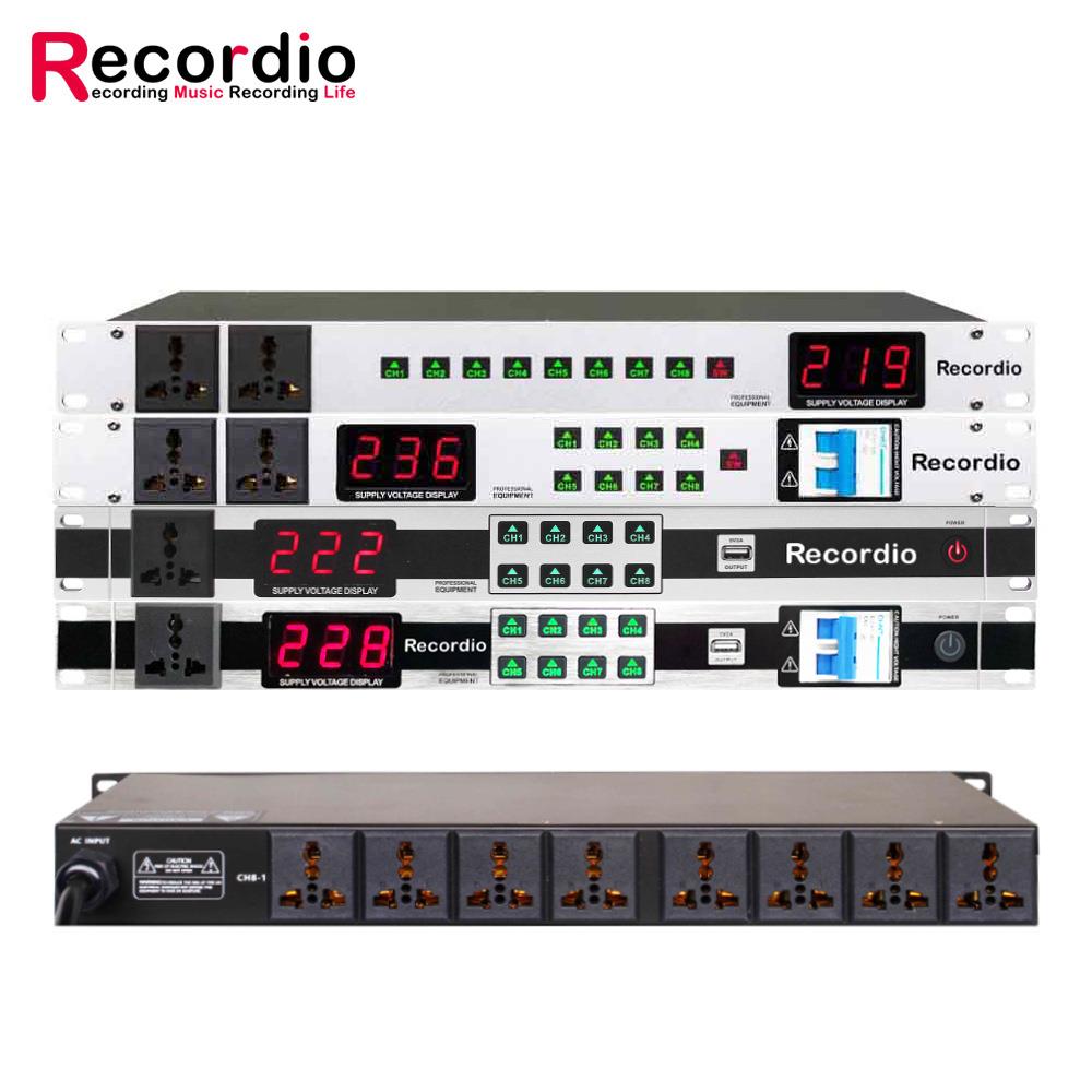 GAX-DB05舞台电源时序器家用8通道电源控制器带显示屏的时序器