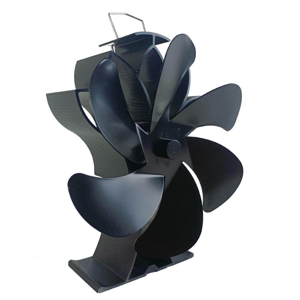 LT423莲花高领底座6叶165自启热动力壁炉风扇商用低噪