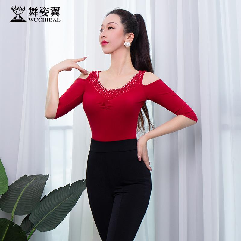 舞姿翼修身形体衣礼仪服2022新款训练走秀练功服套装XT802