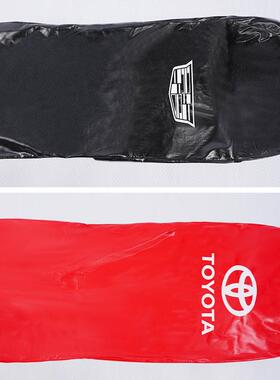 汽车座椅皮质四件套黑色红色4S店维修店隔水挡套脚垫车用通用