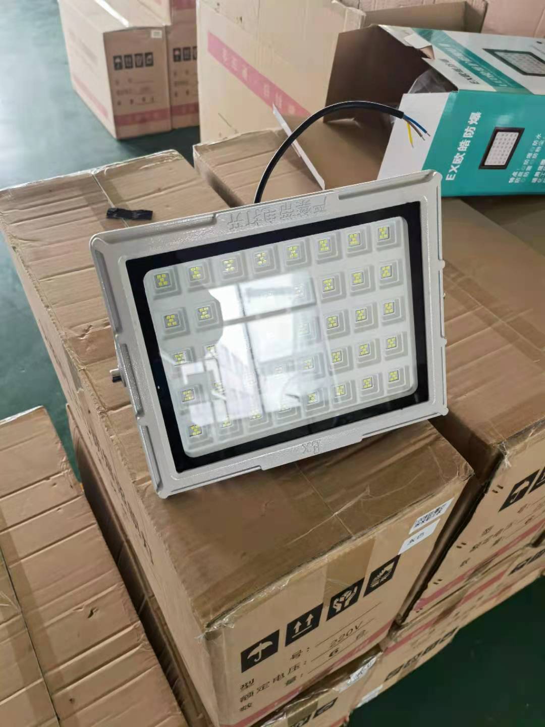 LED圆形防爆灯投光灯免维护50W-300W加油站石油车间化工厂防爆灯