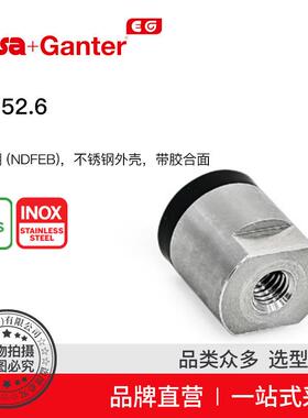 ElesaGanter伊莉莎冈特GN52.6钕铁硼(NdFeB)不锈钢外壳