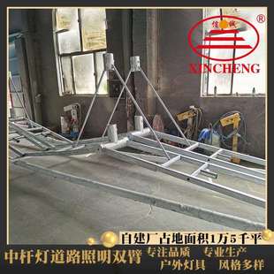 亮中杆灯道路照明一体化太阳能路灯5米农村旅游改建景观灯杆