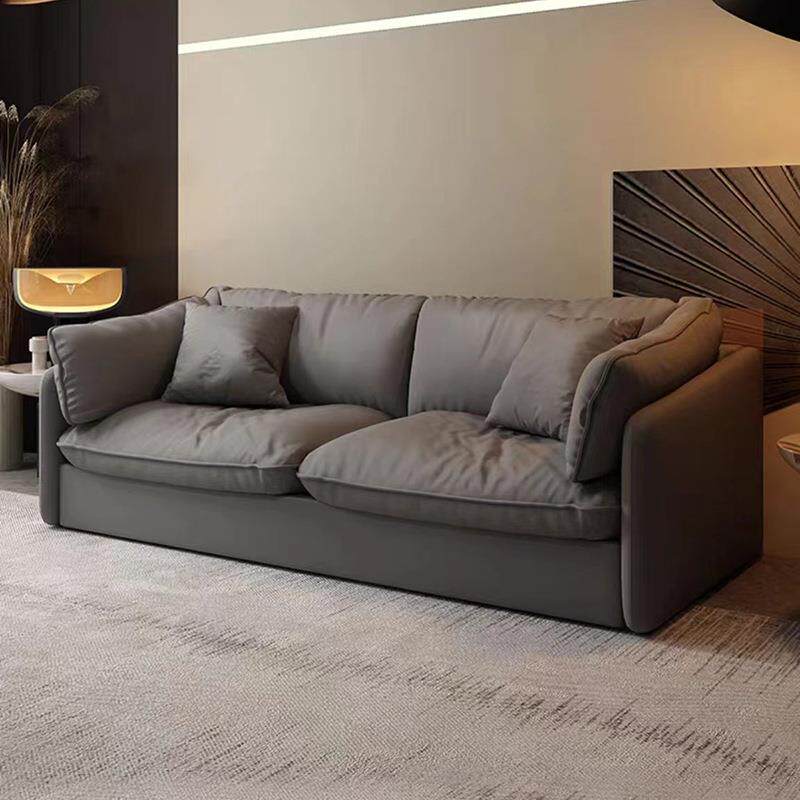 高端真皮沙发床两用可折叠客厅高级感小户型多功能书房折叠床轻奢