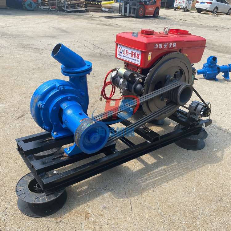 挖沙挖土泥沙泵 15马力柴油4寸抽沙机 6寸大排量抽沙泵