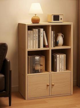 实木矮柜落地转角窄书柜边柜靠墙边小书架不占地方简易收纳储物柜