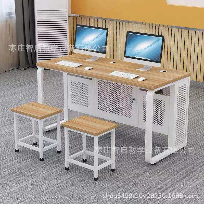 电脑桌会议培训学习多尺寸简单使用造型组合可选单双人可选