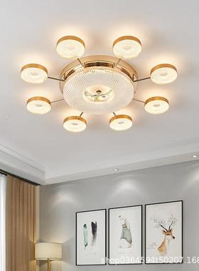 轻奢北欧简约创意个性艺术吊灯餐厅卧室主灯具客厅装饰圆形吸顶灯