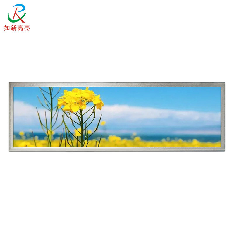 如新高亮19.4寸条形液晶屏长条形显示屏商显货架屏切割条形屏模组