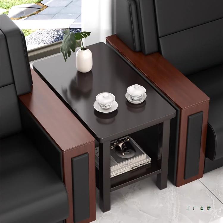 沙发中间小茶几办公室边几边柜实木小桌子接待室茶桌茶台边桌