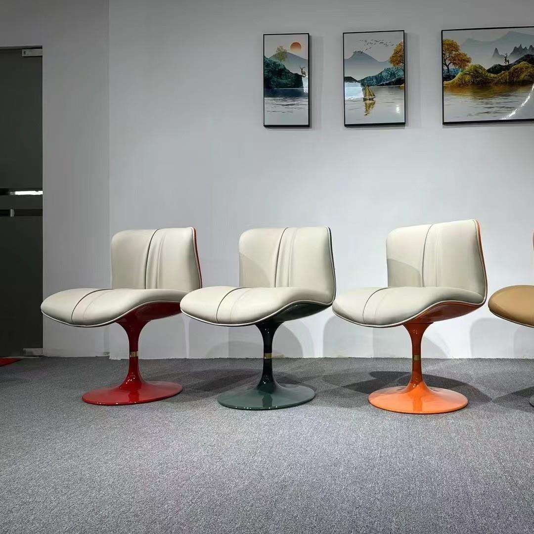 玻璃钢休闲时尚简约轻奢高端大气Baxter餐椅