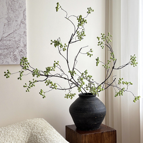 仿真花马桑果山归来高级感诧寂风