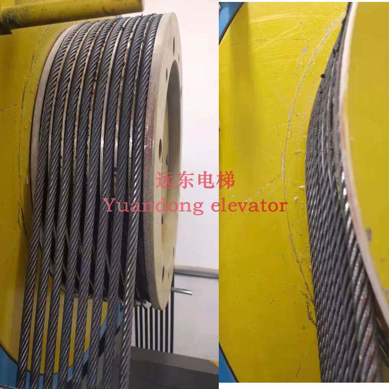 西子富沃德主机轮菱王电梯 恒大富士 奥的斯巨人曳引轮450*8*