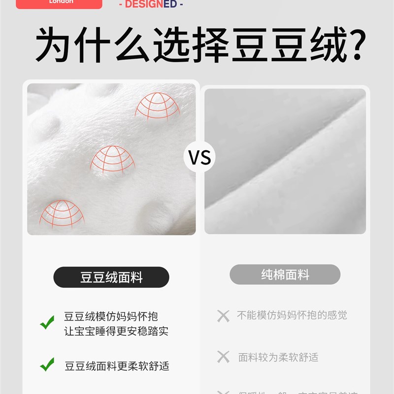 科巢婴儿睡袋春秋冬款恒温分腿睡袋豆豆绒宝宝儿童防踢被四季通用