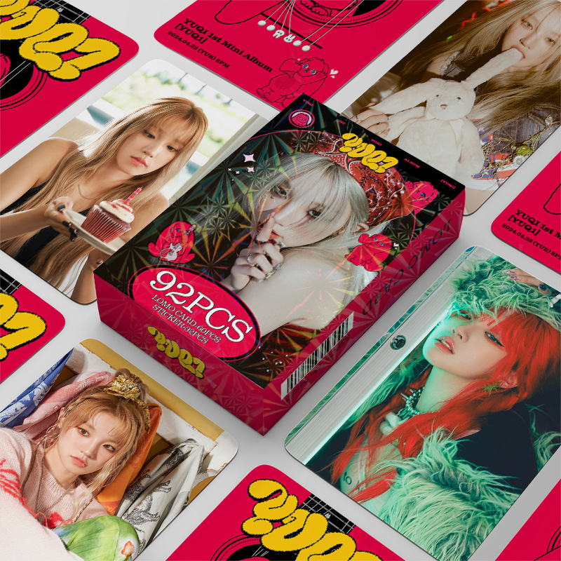 新款92张LOMO卡双面ins应援小卡