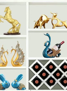 客厅酒柜装饰家居电视柜玄关摆件