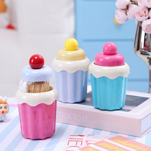 多巴胺冰淇淋牙签盒家用防尘