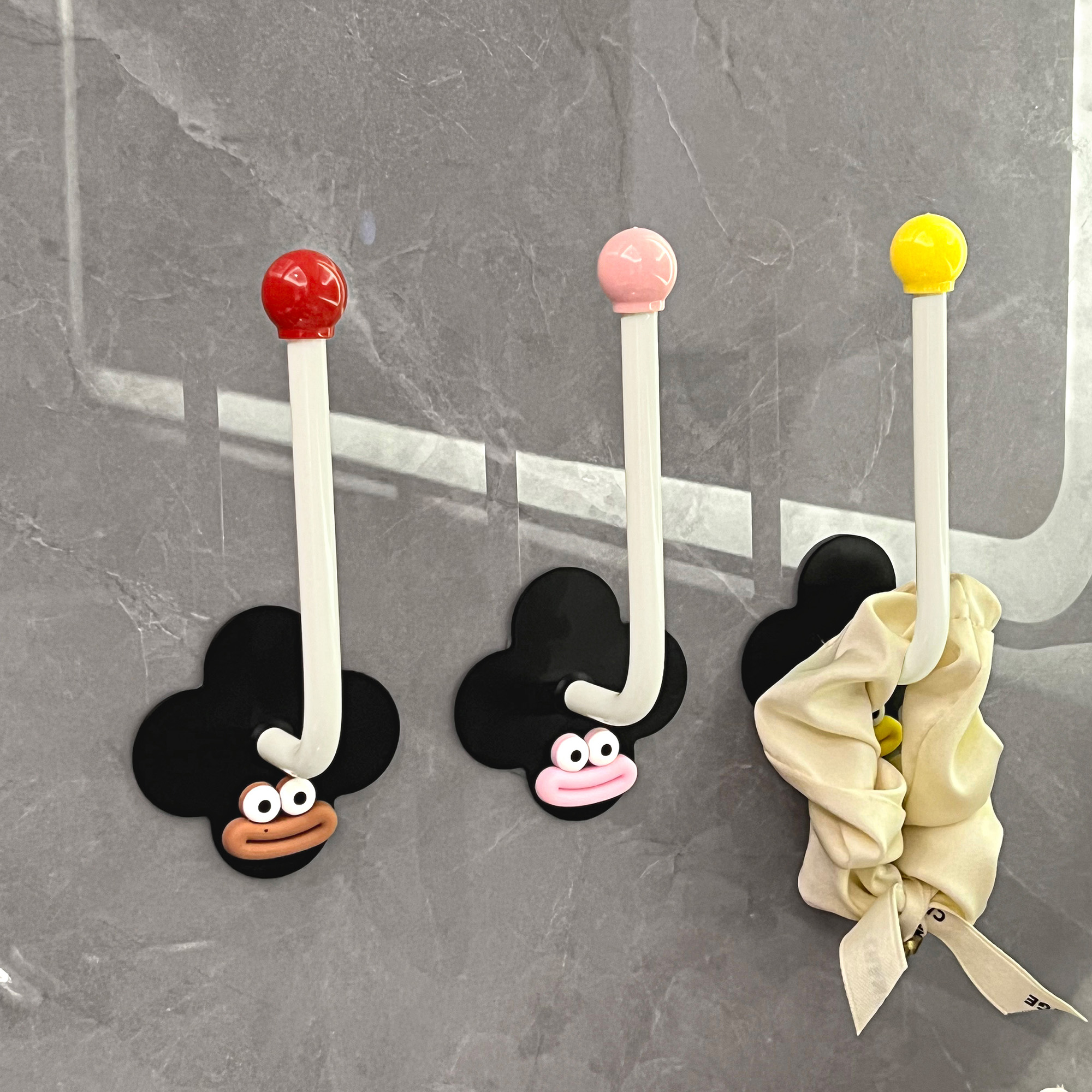 发圈发箍发绳收纳架卫生间墙上