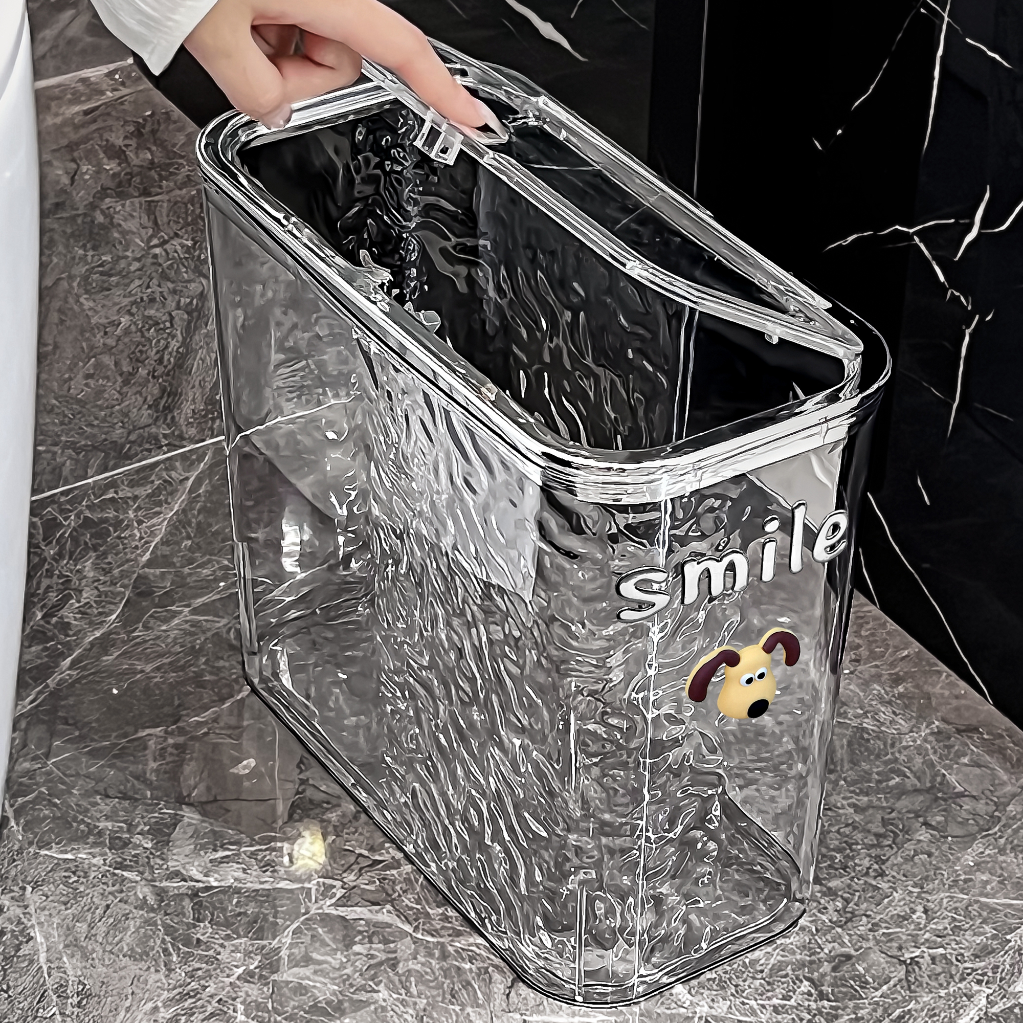 【好評TOP】水波紋夾縫垃圾桶