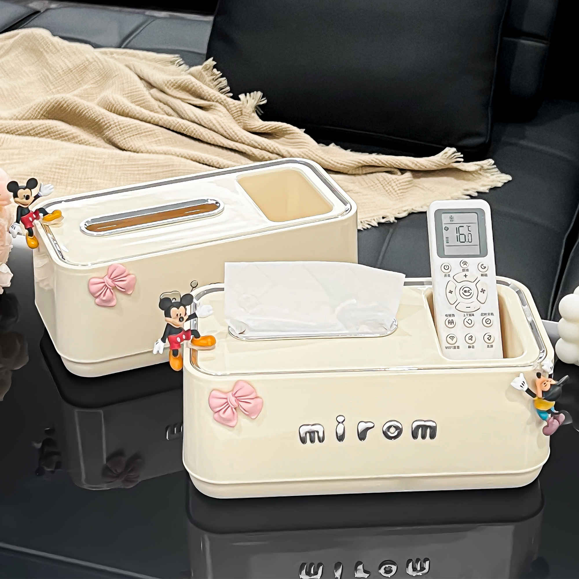 纸巾盒桌面抽纸盒客厅茶几收纳