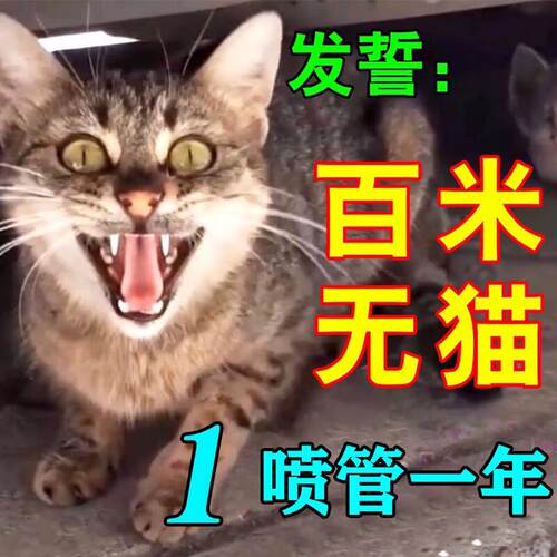 驱猫神器防猫爬车汽车驱赶野猫禁区室外长效驱猫剂用猫讨厌的喷雾